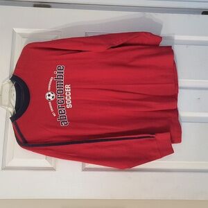 Abercrombie vintage soccer shirt